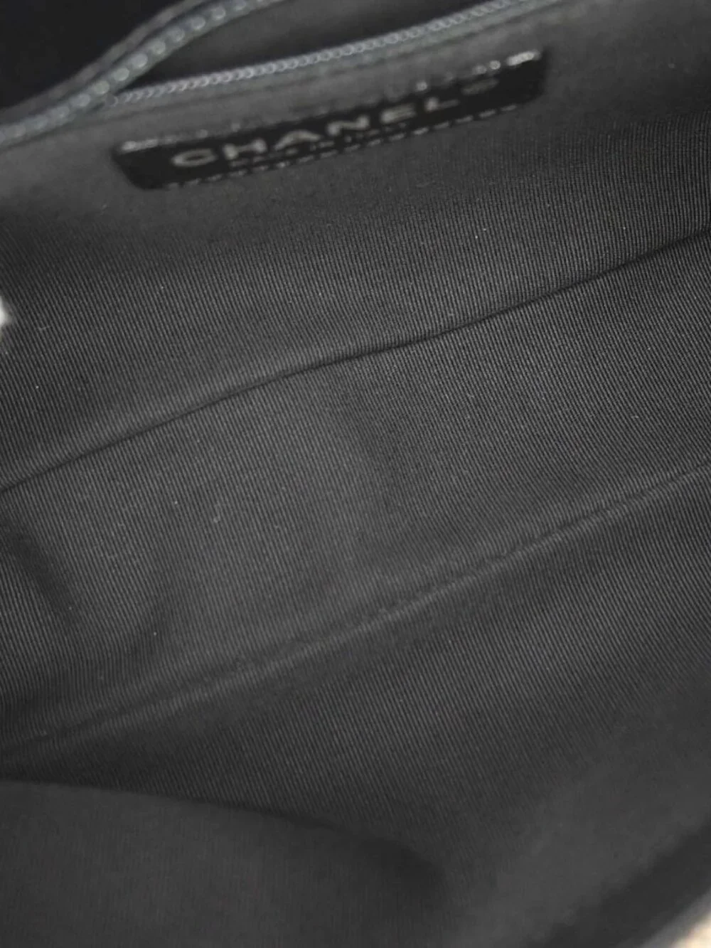 Chanel Black Yellow Canvas Camellia No.5 CC Handbag 168396